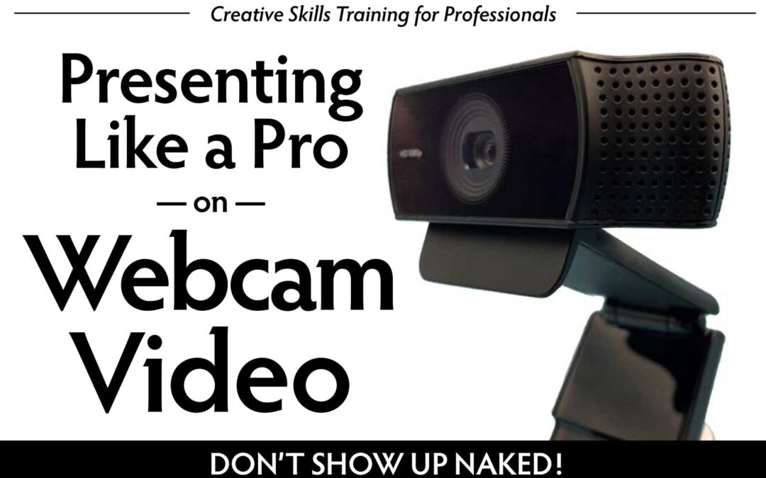 Workshop, presenting like a pro on webcam video 1train1 group training