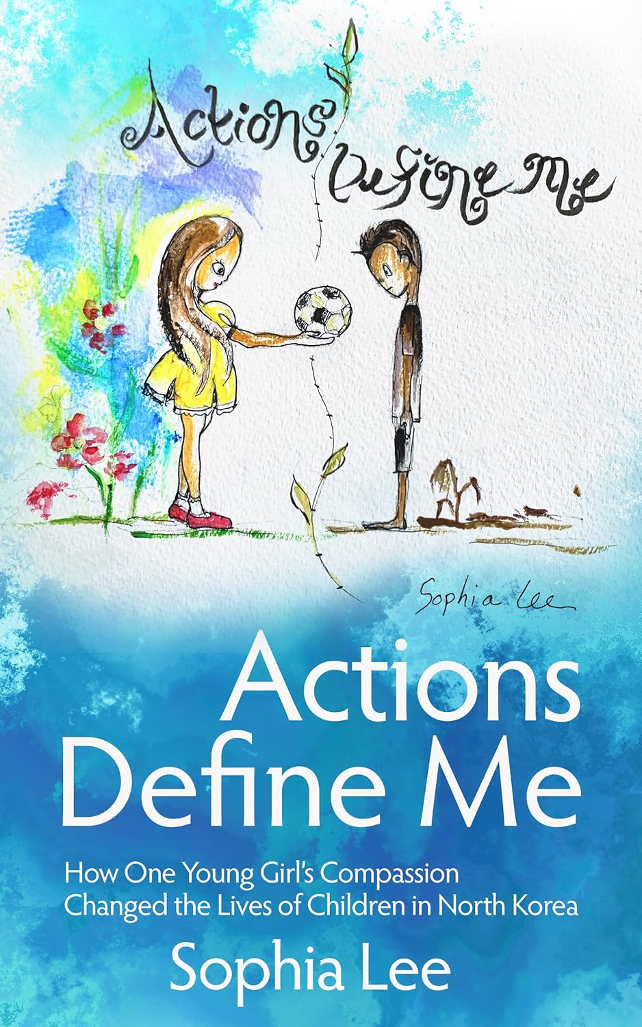 Book cover illustrated by a high school senior and the author of the book.