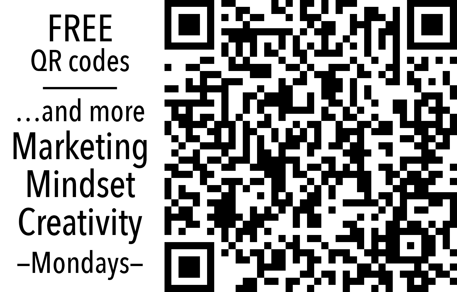 QR code generator is just one of the free services at 1Train1